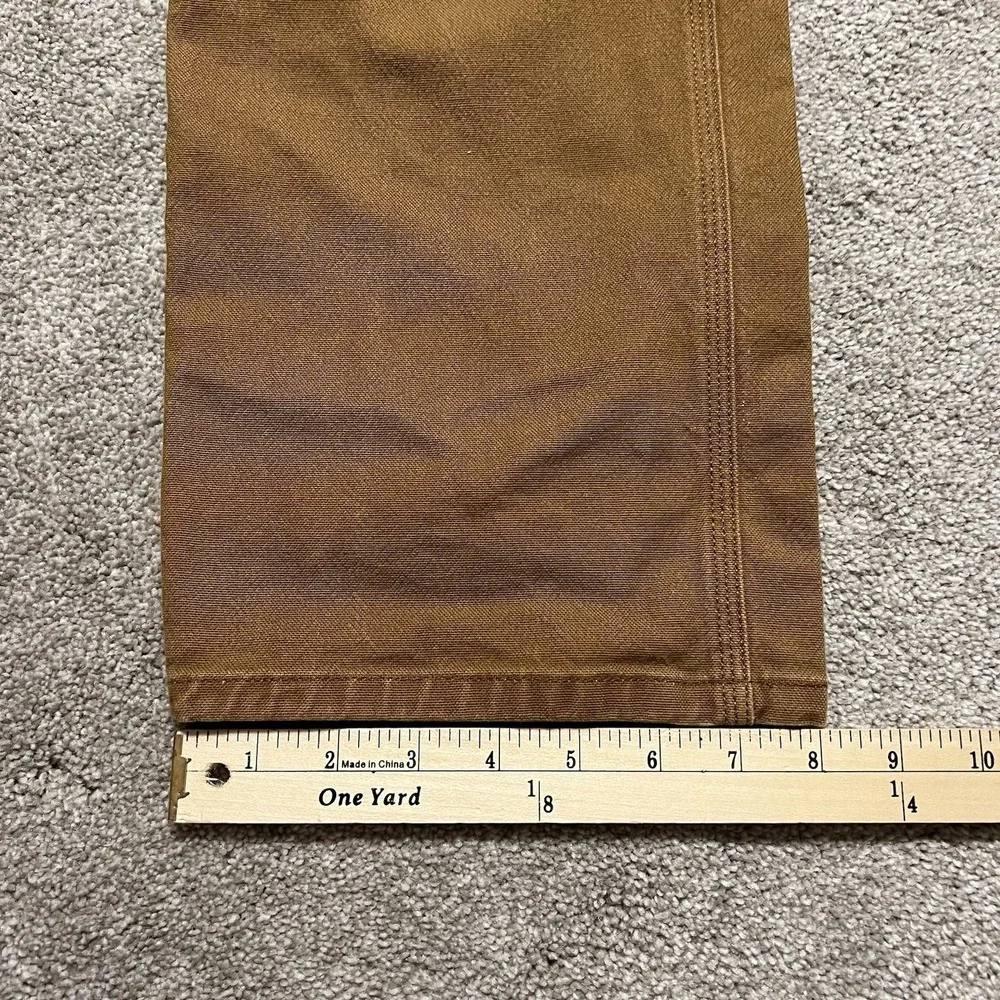 Carhartt Rugged Flex Relaxed Fit Duck Utility Work Pants Brown 34x30 BN3279-M